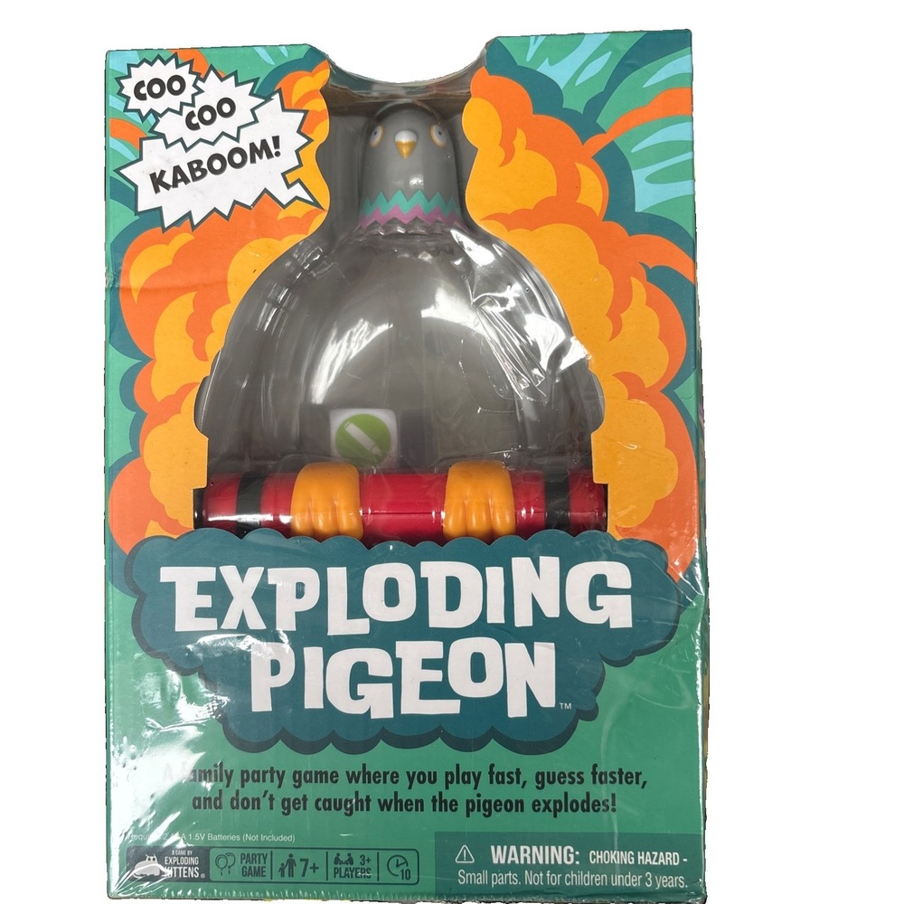 EXPLODING PIGEON GAME Family Game, Party, NEW in SEALED BOX
